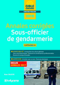 Image de Annales corrigées sous-officier de gendarmerie 2019