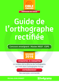 Picture of Guide de l'orthographe rectifiée