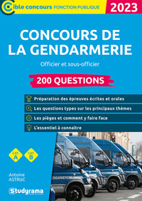 Image de Concours de la gendarmerie – 200 questions (Catégories A et B – Édition 2022-2023)