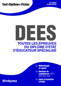 Picture of DEES épreuves du diplôme d'état d'éducateur spécialisé