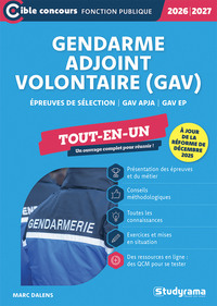Picture of Gendarme adjoint volontaire (GAV) – Tout-en-un (Édition 2026-2027)