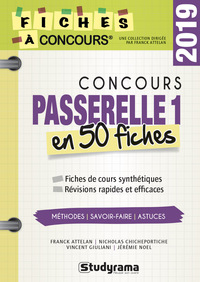 Picture of Concours passerelle 1 en 40 fiches 2019