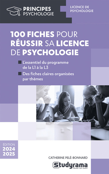 Picture of 100 fiches pour réussir sa licence de psychologie