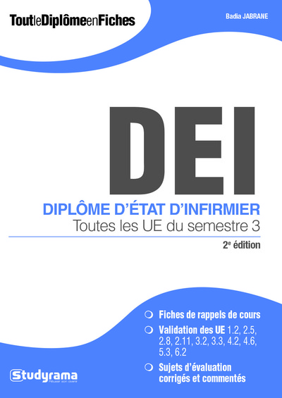 Picture of DEI Diplôme d'état d'infirmier (semestre 3)