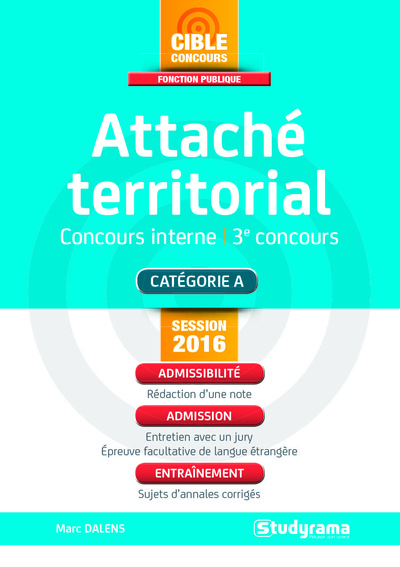 Image de Attache territorial - concours interne et 3e voie