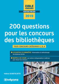 Image de 200 questions pour les concours des bibliothèques