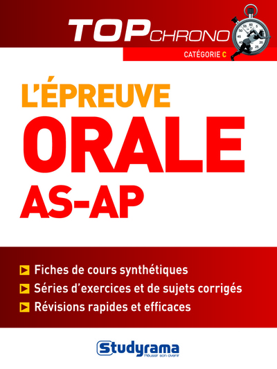 Picture of L'épreuve orale AS/AP catégorie C