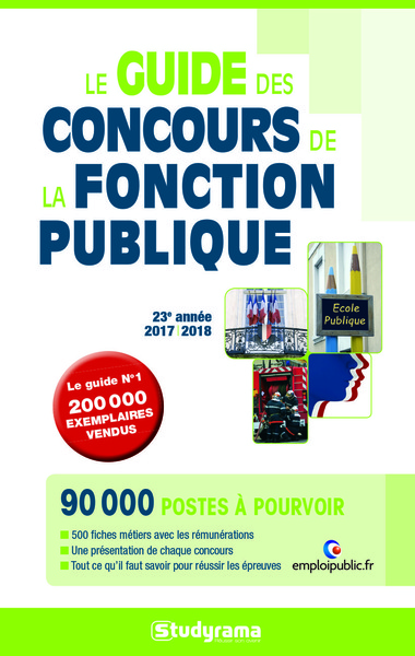 Picture of Le guide des concours de la fonction publique 2017/2018