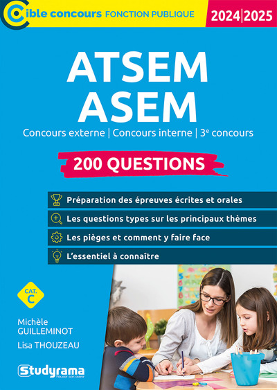 Image de ATSEM/ASEM – 200 questions (Catégorie C – Concours 2024-2025)
