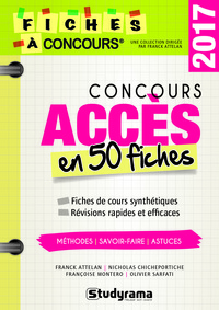 Picture of Concours acces en 50 fiches 2017