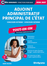 Picture of Adjoint administratif principal de 2e classe de l’État – Tout-en-un (Catégorie C – Concours 2026-2027)