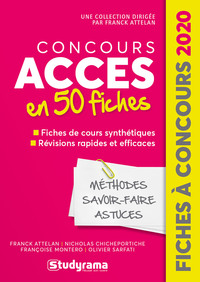 Picture of Concours accès en 50 fiches
