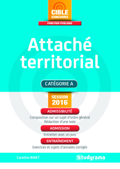 Image de Attaché territorial - Catégorie A - Session 2016