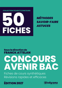 Picture of Concours Avenir bac en 50 fiches