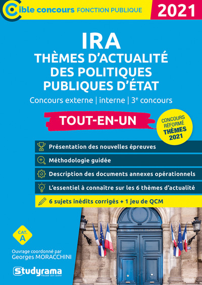Image de IRA - Thèmes d'actualité des politiques publiques d'Etat 2021