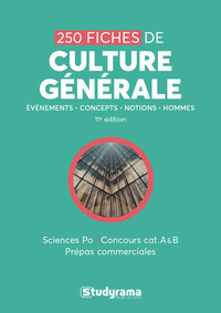 Picture of 250 fiches de culture générale