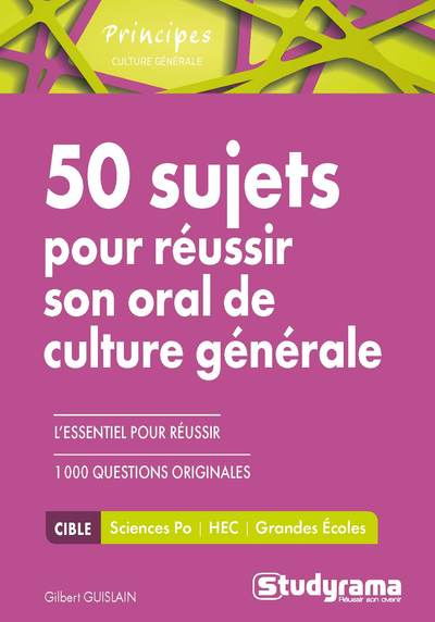 Picture of 50 sujets pour réussir son oral de culture générale