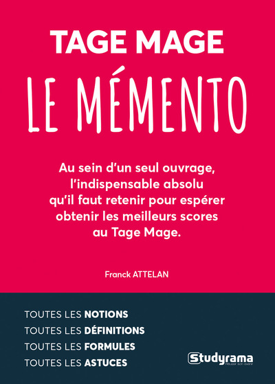 Picture of Le mémento Tage Mage