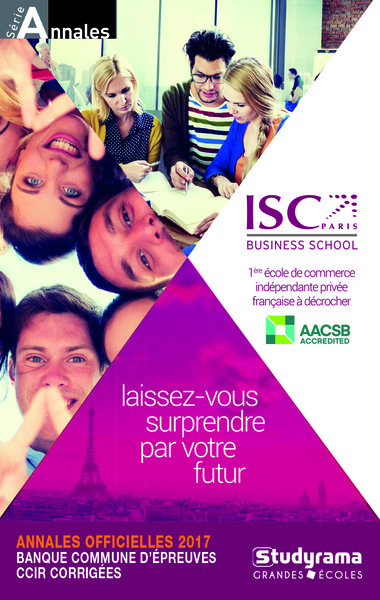 Picture of Annales officielles 2017 banque commune d'épreuves ccir corrigées