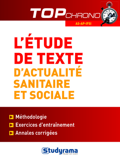 Picture of L'étude de texte d'actualité sanitaire et sociale