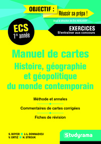 Picture of Manuel de cartes histoire géographie et géopolitique Monde contemporain