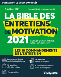 Image de La bible des entretiens de motivation 2021