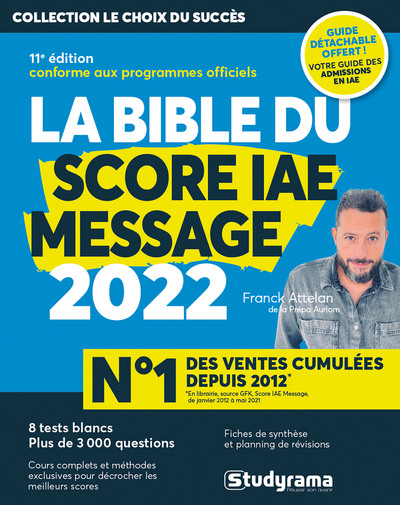 Image de La bible du score IAE message 2022