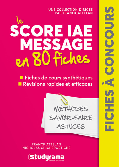 Image de Score IAE message en 80 fiches