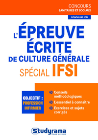 Picture of L'épreuve de culture générale IFSI