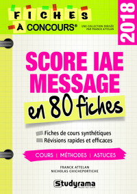 Picture of Score iae message en 80 fiches 2018