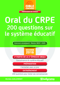 Image de Oral du crpe 200 questions sur le système éducatif