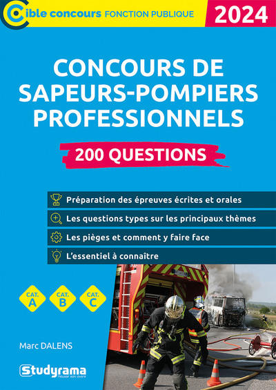 Image de Concours des sapeurs-pompiers professionnels – 200 questions (Catégories A, B et C – Édition 2024)