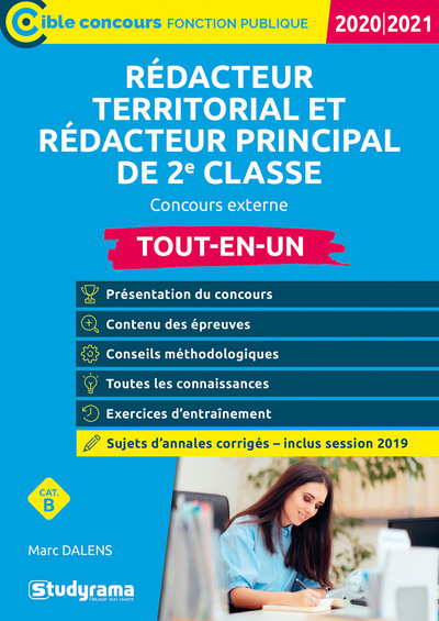 Image de Rédacteur territorial et rédacteur principal de 2e classe 2020-2021