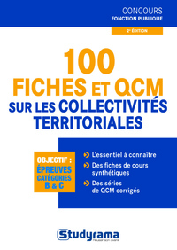 Picture of 100 fiches et QCM  sur les collectivités territoriales