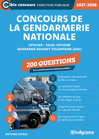 Picture of Concours de la gendarmerie nationale – 200 questions (Catégories A, B et C – Édition 2027-2028)