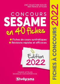 Image de CONCOURS SESAME EN 40 FICHES