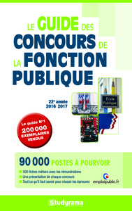 Picture of Guide des concours de la fonction publique 2016/2017