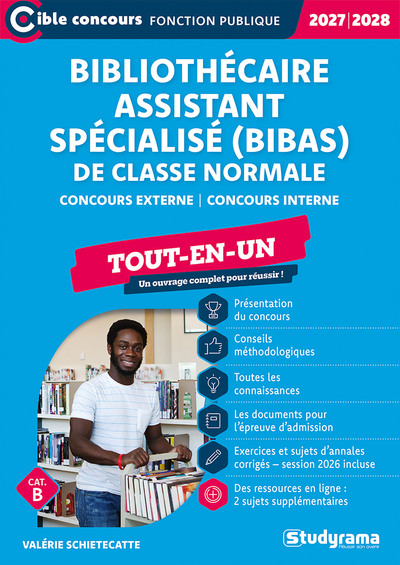 Picture of Bibliothécaire assistant spécialisé (BIBAS) de classe normale – Tout-en-un (Catégorie B  – Concours 2027-2028)