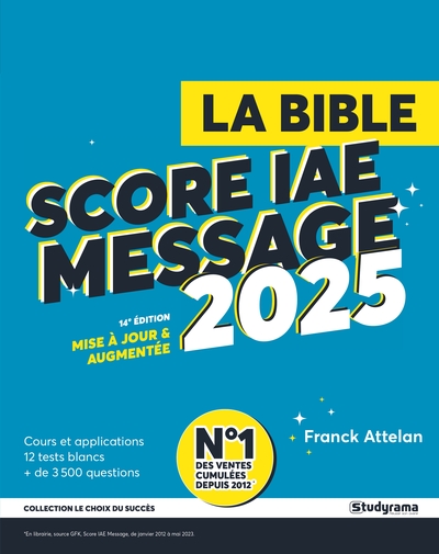 Image de La Bible du Score IAE Message 2025