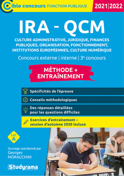 Image de IRA - QCM culture administrative et juridique, finances publiques, organisation, fonctionnement et politiques des institutions européennes, culture numérique
