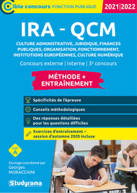 Image de IRA - QCM culture administrative et juridique, finances publiques, organisation, fonctionnement et politiques des institutions européennes, culture numérique