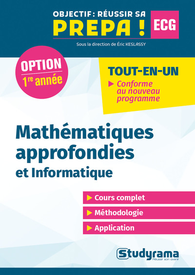 Picture of Mathémathiques approfondies et Informatique, 1re année