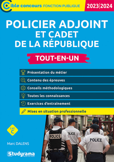 Picture of Policier adjoint et cadet de la République – Tout-en-un (Catégorie C – Concours 2023)