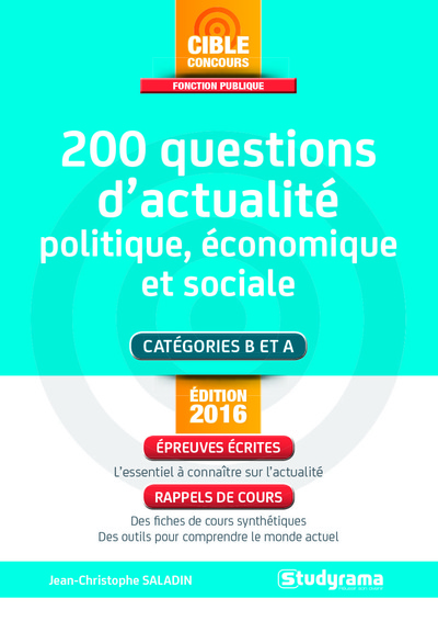 Image de 200 questions d'actualité politique, économique et sociale