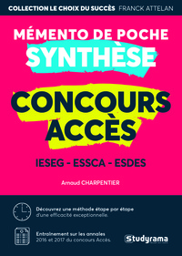 Picture of Mémento de poche synthèse concours accès
