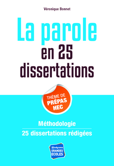 Image de La parole en 25 dissertations