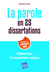 Image de La parole en 25 dissertations
