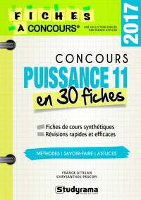 Picture of Concours puissance 11 en 30 fiches 2017