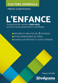Image de L'enfance Prépas scientifiques 2022-2023