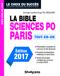 Image de La bible sciences po Paris 2017